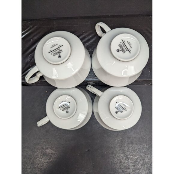 Mikasa Fine China Porcelain Westminster 5832 Replacement Footed Teacup Set of 4 - Picture 10 of 11